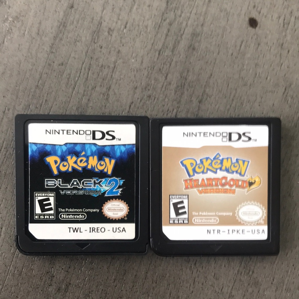 Pokémon black 2 and heartgold